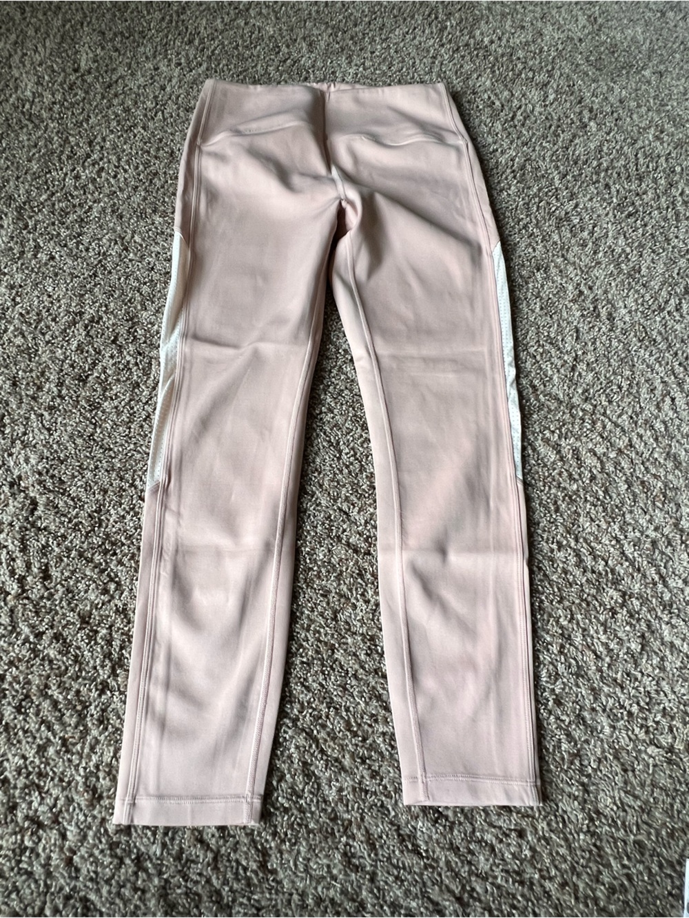 ZYIA Light Pink Leggings with White Side Panels